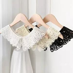 READYPLAN 진주 레이스카라 여성 넥케이프 페이크카라 DD-13493 R.P