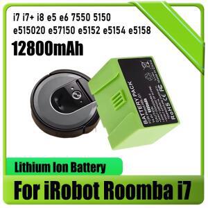14.4V 12800mAh 배터리 iRobot Roomba e 및 i 시리즈 로봇 진공청소기 i7+e5 7150 i3 i3+3550 i4+4624864용