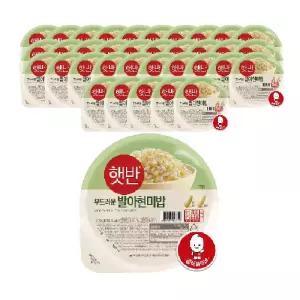 CJ 햇반 발아현미밥, 210g, 36개