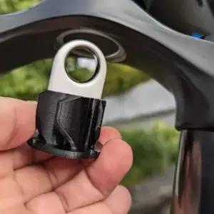 삼성 Smarttag2 자전거 프론트 포크 파이프 장착 브래킷 사이클링 액세서리 용 분실 방지 3D 인쇄 마운트