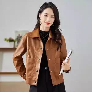 여성 가죽 자켓 가을 겨울 패션 숏 가죽잠바 코트 라이더자켓 노마레자켓 간절기 점퍼 빅사이즈