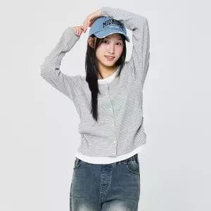 [소이] 여자 가을신상 스트라이프가디건티(26F3459)