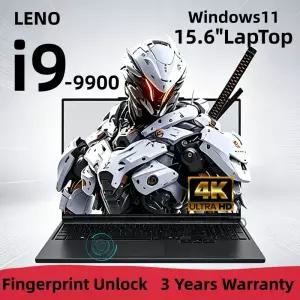 15.6인치 4K HD 초슬림 노트북 2026 LENO 인텔 코어 i9-9900 윈도우 11 16GB 램 1TB SSD 휴대용 게이밍