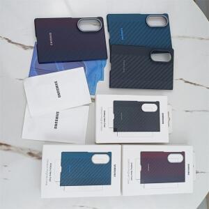 삼성호환 Z 폴드 8 탄소 섬유 자석 케이스 갤럭시 호환 와이드용 Magsafe 무선 충전 충격 방지 보호 커버
