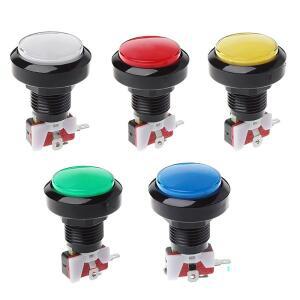 새로운 1PC 45mm 푸시 버튼 아케이드 Led 마이크로 스위치 12V 전원 액세서리
