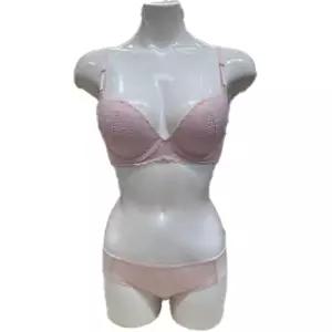 트라이엄프 핑크 컵레이스 와이어 브래지어 햄팬티 세트TEWBR261TEWBP261PK KUY341 DCO432