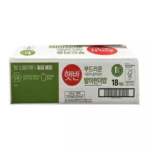 햇반 발아현미밥 210g 36개