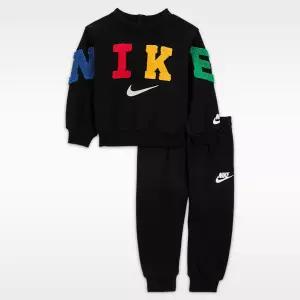 Nike 나이키 베이비(1~2세) 플리스 크루 및 조거 세트 JA3273 -010