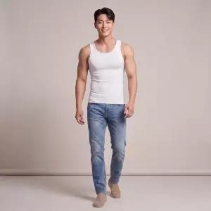 [라일리의류] Rly 유니보르 몸매보정 보정나시 보정 여유증 니플나시