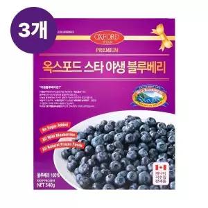 캐나다 100% 옥스포드 냉동 야생블루베리 340g 3개