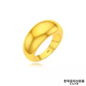 [22만원 SALE] [한국금자산운용] 24K 와이드 볼륨반지 +(방송) 테니스 쌍지 반지