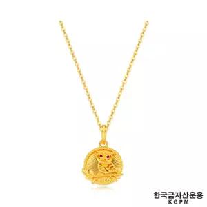 [60만원 SALE] [한국금자산운용] 24K 행운 부엉이 목걸이