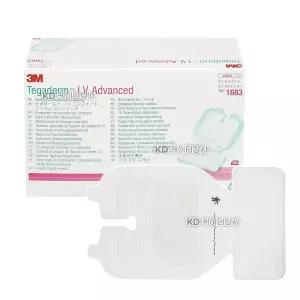 3M 테가덤 IV 1683 드레싱밴드 100매 6.5x7cm IV카테터 고정드레싱
