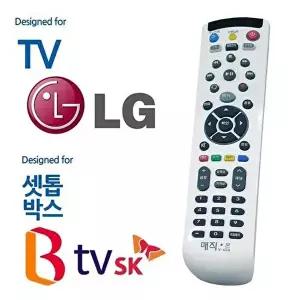 [셀러허브 가전]매직온450백색 LGTV SK BTV 셋톱박스 통합 리모컨 (15782836)
