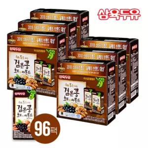 삼육두유 영양간식 검은콩 아몬드 호두와 190ml 96팩