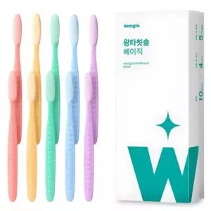 왕타 베이직 칫솔 구강케어 10개입 1개
