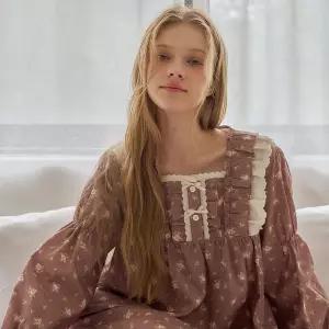 울랄라 코니 긴팔 원피스 브라운 30수