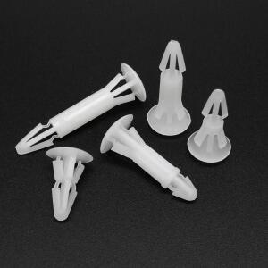 50pcs 나일론 플라스틱 스탠드 오프 스페이서 리벳 나사 역방향 푸시 클립 고정 지원 PCB 회로 기판 3-4 4.