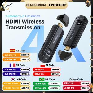 무선 HDMI 송신기 디스플레이 수신기 노트북 TV 프로젝터 모니터 라이브 스 용 4K 익스텐더 AV 어댑터