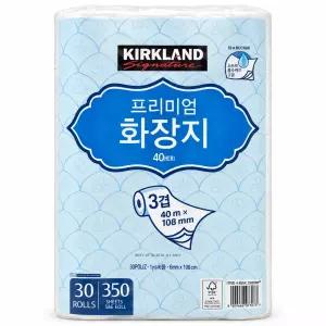 커클랜드 프리미엄 화장지 3겹 40m X 30롤