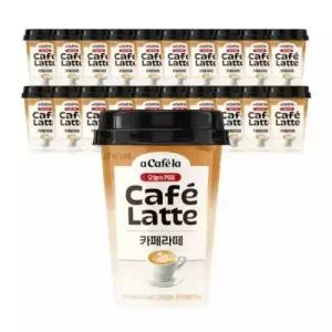 빙그레 오늘의 커피 카페라떼 250ml 20개입 편의점컵커피