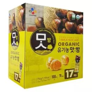 cj유기농맛밤42gx17봉깐밤단밤간식