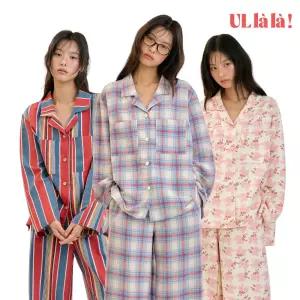 [울랄라]베이직라인 가을 신상 균일가 | M/L사이즈 긴팔 데일리 파자마 ! 자체제작 라운지웨어/홈웨어 고퀄리티/잠옷