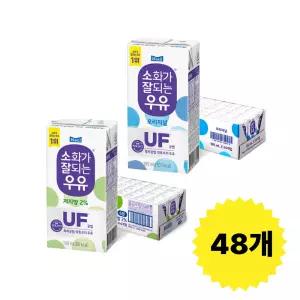 소화가잘되는우유 저지방, 190ml, 24개 + 오리지널, 190ml, 24개
