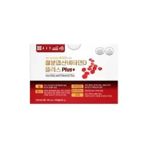종근당건강 철분 엽산 비타민D 플러스 60캡슐 1개