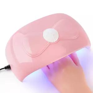 네일 핑크리본젤램프 54w 자동센서 레진 LED UV 램프 네일램프 젤램프