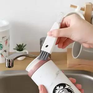 텀블러 물병 뚜껑 좁은틈새 세척솔 청소 브러쉬/병솔/틈새솔/빨대/주방솔/청소솔/실리콘솔/병세척솔