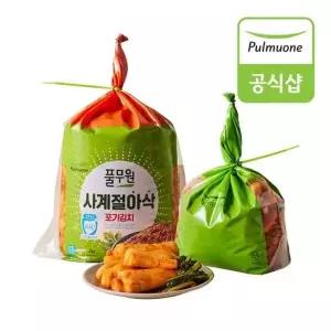 풀무원 생산직송 사계절아삭 포기김치(4kg)+총각김치(2kg)