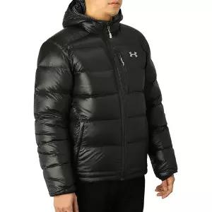 언더아머 UNDERARMOUR 남성 콜드기어 후드 다운 패딩점퍼 1323009-001 512586