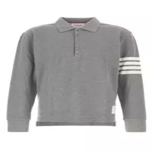 26FW 톰브라운 폴로 티셔츠 MJP137G 07976 035 MED GREY DOM