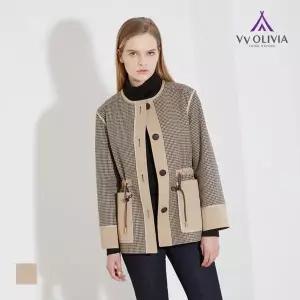 [VVOLIVIA] 체크 트렌치 자켓_VVPFU3S2261