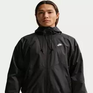 나이키 NIKE 윈드러너 라인드 재킷 M - 블랙 화이트 HV8370-010