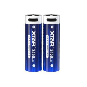 XTAR 1.5V AA 타입 C 충전식 배터리 4100mWh USB