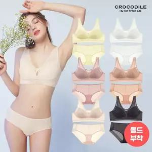 [크로커다일] 에어리핏 시스루 브라+팬티 12종 풀세트 CD061_00