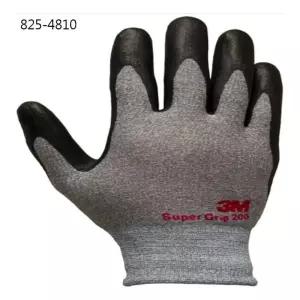 3M 슈퍼그립200 NBR폼코팅장갑 회색L (10개) 825-4810