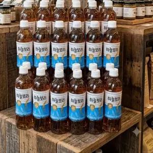 웅진 하늘보리 유/무라벨 랜덤 500ml, 24개