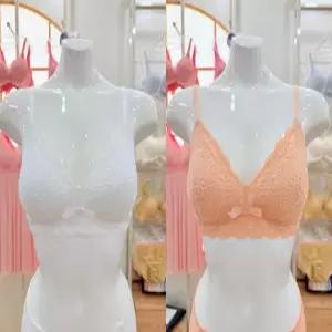 (스타필드 코엑스) 바바라 플라워 스칼럽 레이스 노와이어 몰드 브라렛 ABR4460