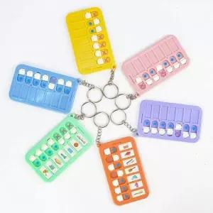 [제이큐]체크보드 키링 열쇠고리 체크리스트 키링 S12981