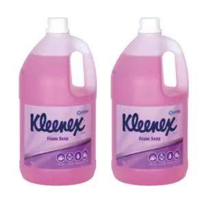 하박 크리넥스 폼솝 로즈라일락향 4L X 2개 손비누