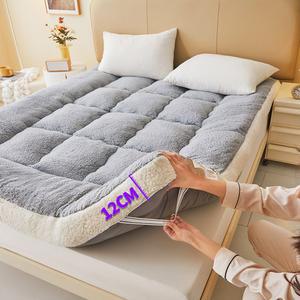 12cm 램스울 양털 매트리스 접이식 발열토퍼 100 하이킹 토퍼 90x200cm