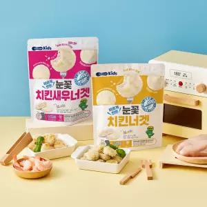 [베베쿡] [냉동] 바르게 만든 하양치킨너겟/하양치킨새우너겟 1개