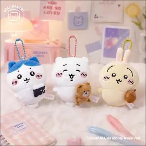 먼작귀 인형 키링 치이카와 하치와레 우사기 꾹꾹 스트레스볼 가방고리