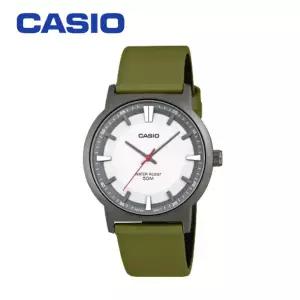 [대구백화점] [카시오(CASIO)]클래식 쿼츠 천연가죽 남성시계 카키(MTP-B220BL-7AVDF)