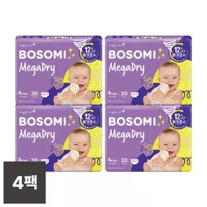 보솜이 메가드라이 팬티 4팩 3종 택1(대형/특대형/점보형)