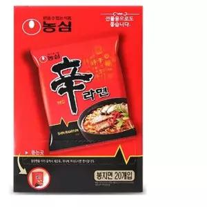 농심 신라면120g 20개 1박스