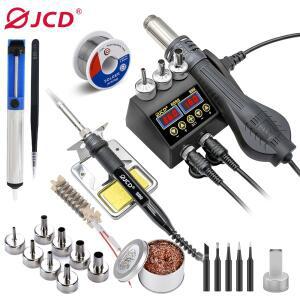 750W SMD 재 작업 납땜 스테이션 2 in 1 인두  공기 용접 BGA PCB IC 수리 용 LCD 디지털 디스플레이 8898